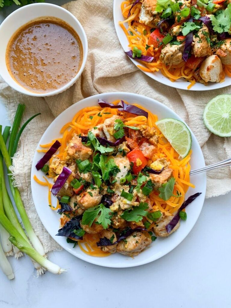 ग्लूटेन मुक्त पैड थाई।