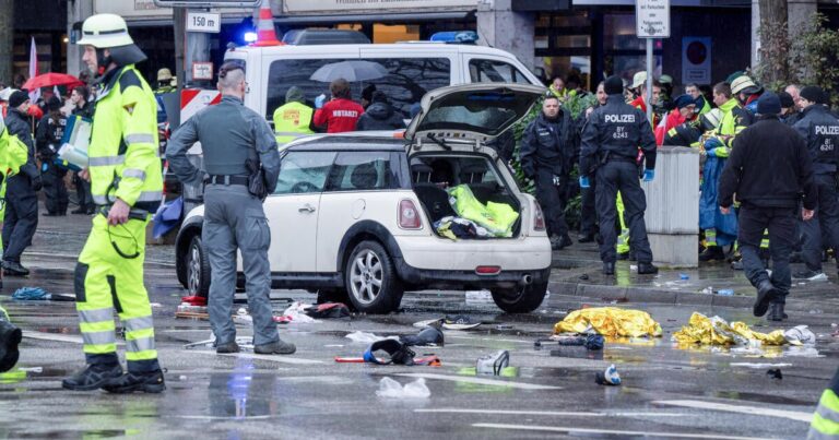 Car drives into crowd in Munich, Germany, wounding 30 people in suspected attack, officials say