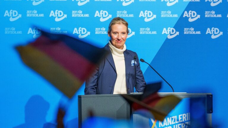 Protesters rally against German party leader who pushed migration proposal backed by far-right