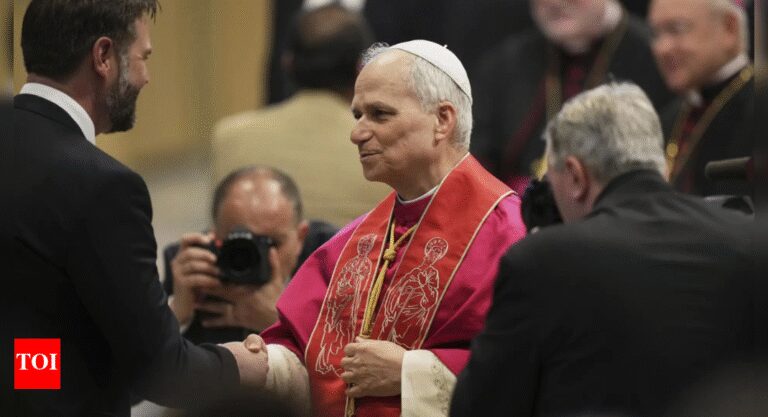 Pope Leo XIV, JD Vance meet ahead of US-led diplomatic flurry to reach ceasefire in Ukraine
