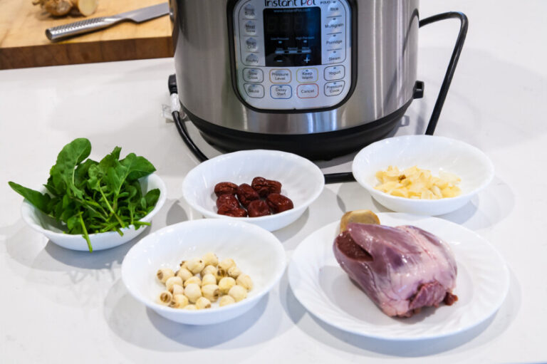 पिग हार्ट सूप के लिए सामग्री