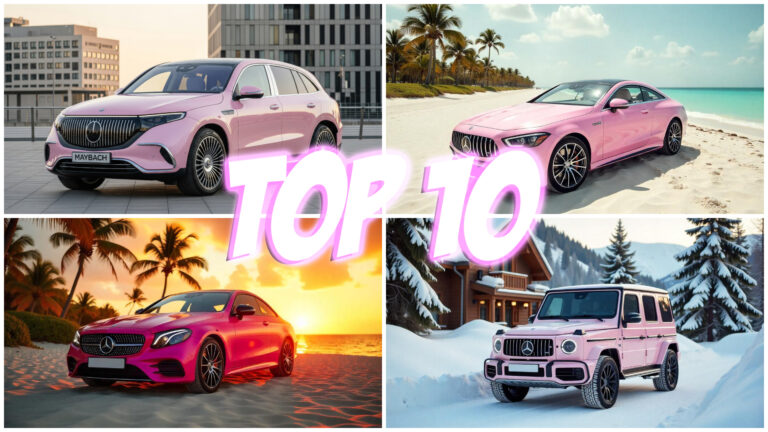 Top 10 Pink Mercedes-Benz Cars