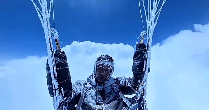 Paraglider accidentally sucked into clouds survives 28,000-foot flight in China - National