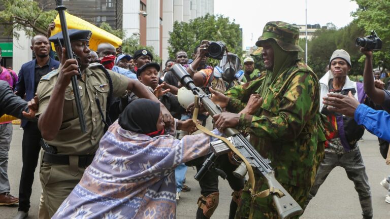 Protesters in Kenya's capital demand official answers over a blogger's death in police custody