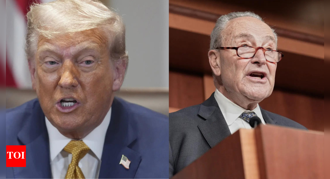 ‘Abandoned the Jews’: Trump takes a jab at democratic senator Chuck Schumer; says AOC will ‘beat him’