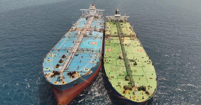 China uses "dark fleet" to buy oil from Iran and evade U.S. sanctions in international waters