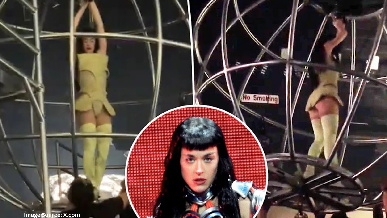 Katy Perry Show Halts As Set Piece Fails