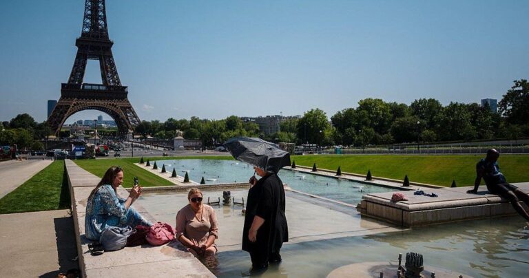 Heat wave shutters Paris' Eiffel Tower as Europe bakes