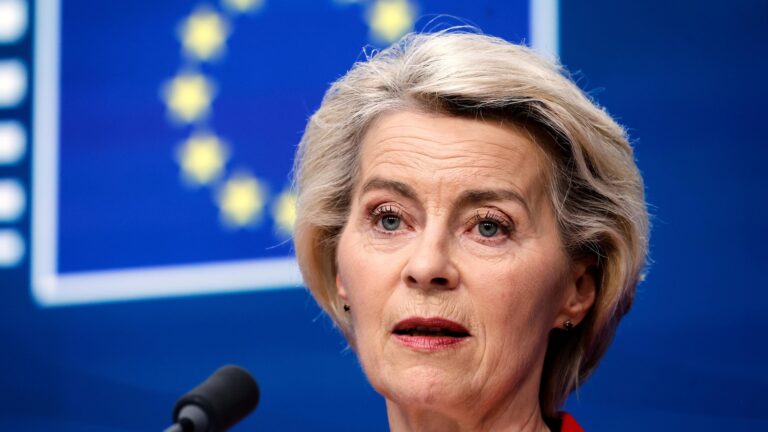 EU commission chief von der Leyen faces a no-confidence vote this week