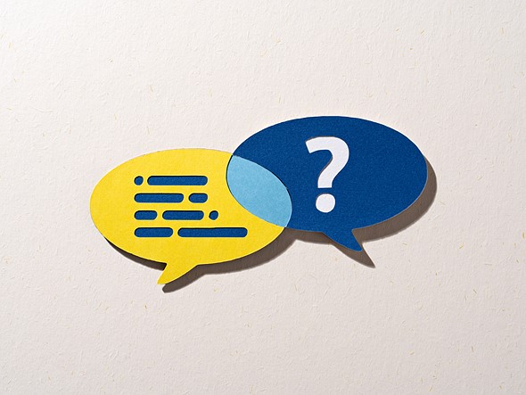 a_yellow_word_bubble_with_blue_lines_overlaps_a_blue_one_with_a_white_question_mark.jpeg