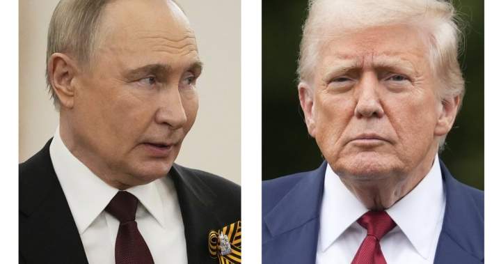 Trump says he’ll meet with Putin in Alaska next week to discuss Ukraine war - National
