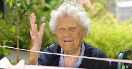 World's oldest living person, Britain's Ethel Caterham, celebrates 116th birthday "at her own pace"