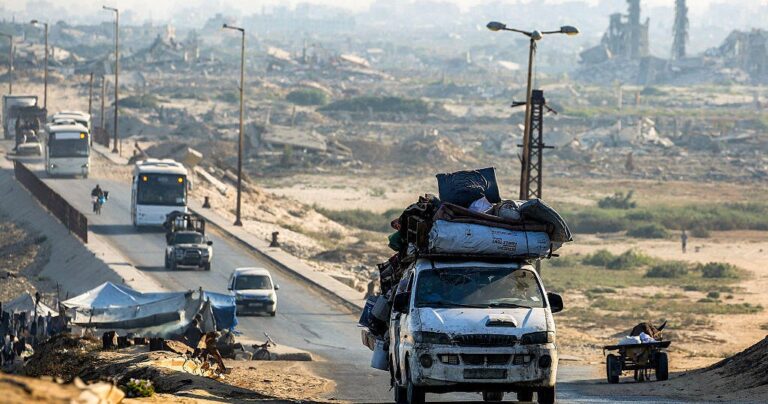 Israel will soon slow or halt aid into parts of northern Gaza, as some residents begin evacuating