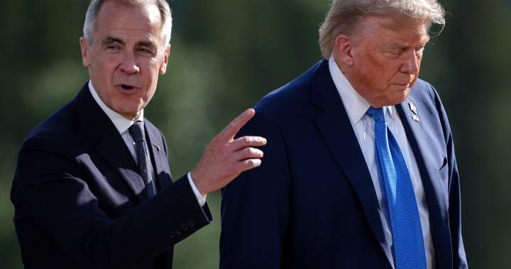 Prime Minister Carney praises Trump as ministers jet to Sweden to talk defence deals - National