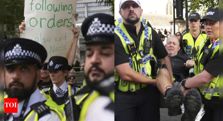 London protests: Nearly 900 Palestine Action supporters detained; government defends ban on group