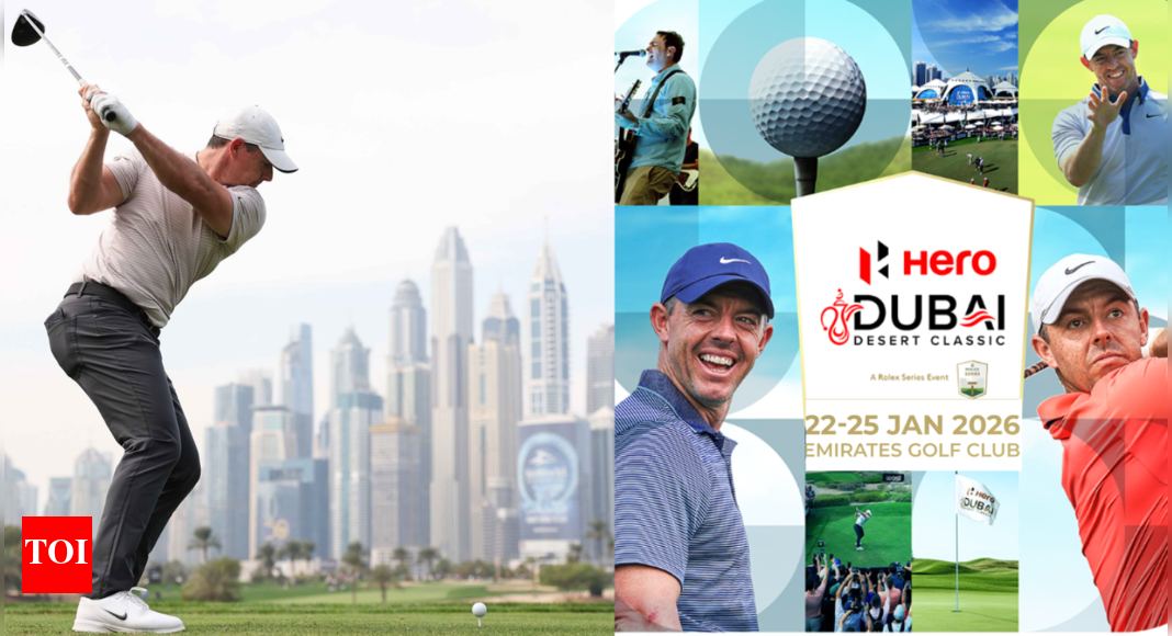 Golf Champion Rory McIlroy set for a big return at the 2026 Hero Dubai Desert Classic: How to get your tickets | World News