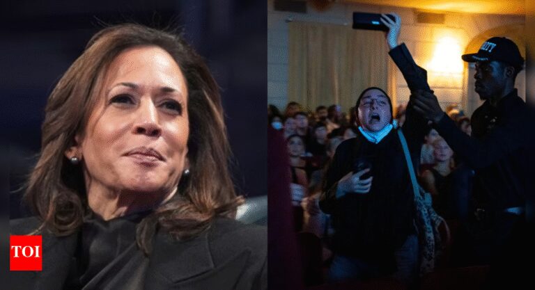 'Trump has given blank cheque to Netanyahu': Harris condemns Israel’s war; faces protesters on first night of book tour