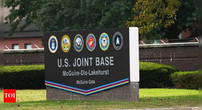 No threat found: New Jersey’s Joint military base McGuire lifts hour-long lockdown; false shooter report triggers chaos | World News