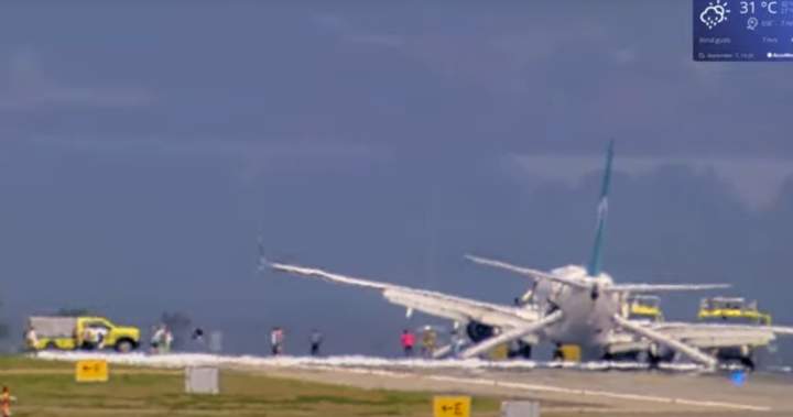 WestJet plane makes ‘hard landing’ Sunday at Sint Maarten airport