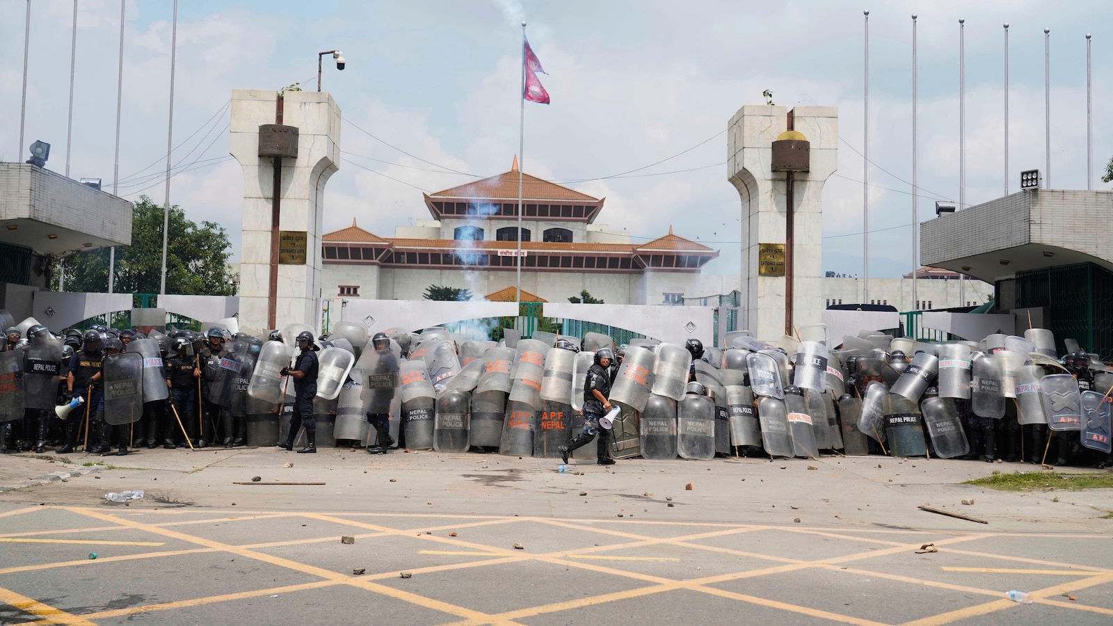 Protesters in Nepal clash with police as govt blocks social media