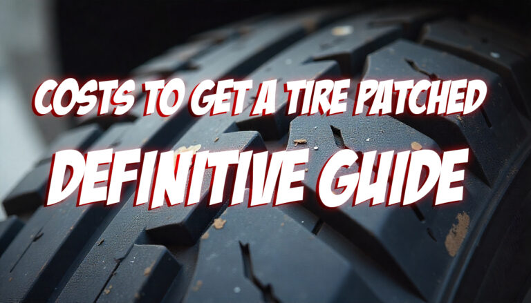 How Much Does It Cost to Get a Tire Patched