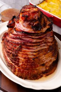 ब्राउन शुगर सरसों बेक्ड हैम