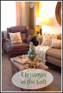 Adding Last Minute Christmas to the Loft/Office