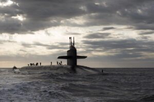 Ukraine says hit Russian submarine in war’s first