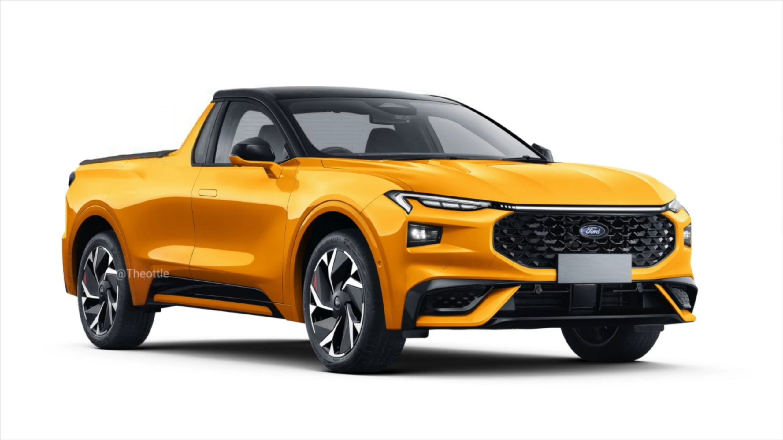 Ford Falcon Ute Rendering (2)