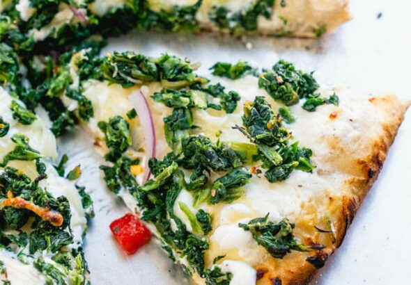 पालक पिज़्ज़ा