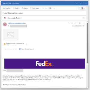 Fake Fedex Email Delivers Donuts!